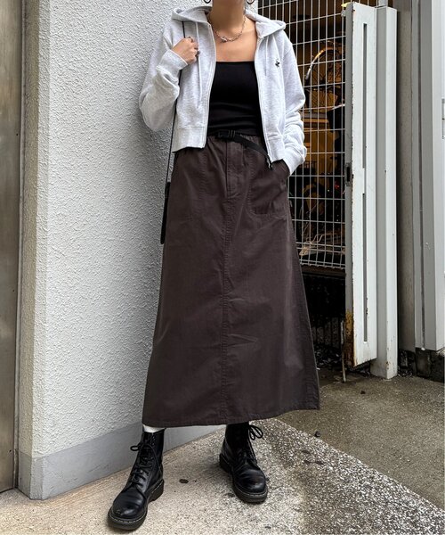 LBC（エルビーシー）の「コットンツイルワークベルトスカート（スカート・レディース・ベージュ/チャコールグレー/エメラルド・M/L）」の17枚目の写真
