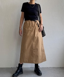 LBC | コットンツイルワークベルトスカート(スカート)