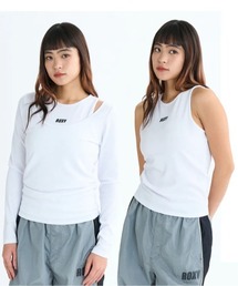NAIL IT L/S TEE/ロキシー速乾UVケア長袖トップス・タンクトップセット