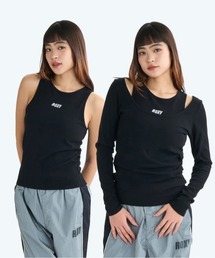 NAIL IT L/S TEE/ロキシー速乾UVケア長袖トップス・タンクトップセット