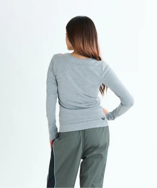 ROXY(ロキシー)の「NAIL IT L/S TEE/ロキシー速乾UVケア長袖トップス・タンクトップセット(Tシャツ/カットソー・レディース・グレー/ブラック/ホワイト・SMALL/LARGE/MEDIUM)」の16枚目の写真