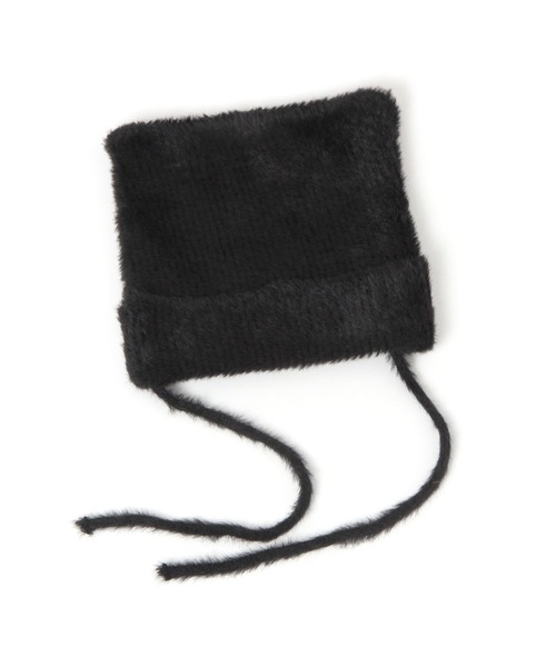 repipi armario（レピピ アルマリオ）の「シャギーネコミミワッチ（ニットキャップ/ビーニー・キッズ・グレー/ホワイト/ブラック・FREE）」の4枚目の写真