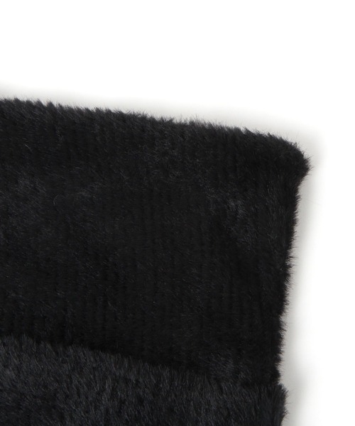 repipi armario（レピピ アルマリオ）の「シャギーネコミミワッチ（ニットキャップ/ビーニー・キッズ・グレー/ホワイト/ブラック・FREE）」の5枚目の写真