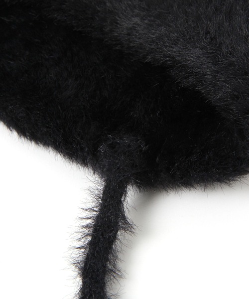 repipi armario（レピピ アルマリオ）の「シャギーネコミミワッチ（ニットキャップ/ビーニー・キッズ・グレー/ホワイト/ブラック・FREE）」の7枚目の写真