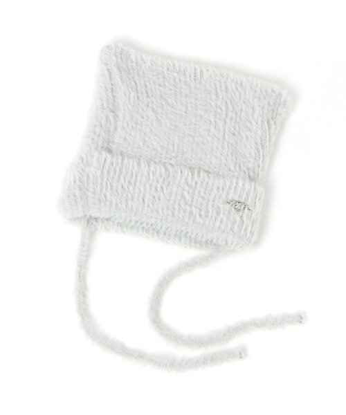 repipi armario（レピピ アルマリオ）の「シャギーネコミミワッチ（ニットキャップ/ビーニー・キッズ・グレー/ホワイト/ブラック・FREE）」の14枚目の写真