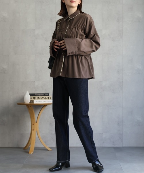 model：162cm 着用サイズ：F
