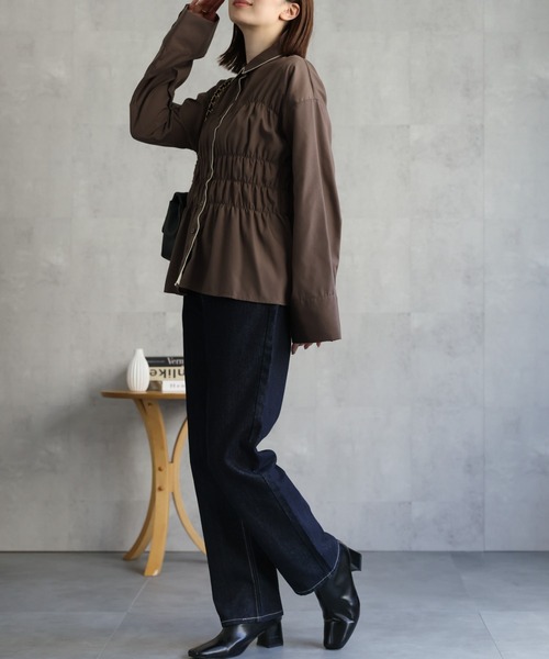 model：162cm 着用サイズ：F