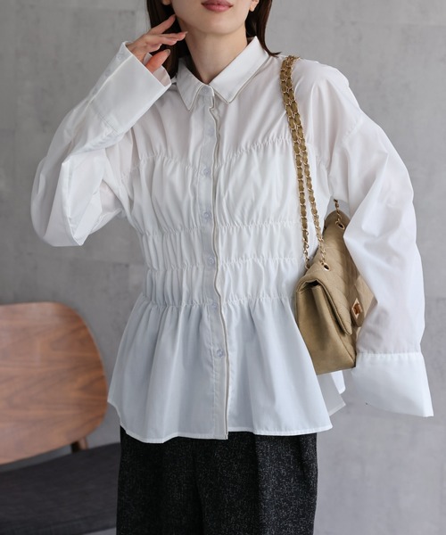 model：162cm 着用サイズ：F