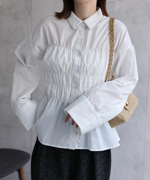 model：162cm 着用サイズ：F