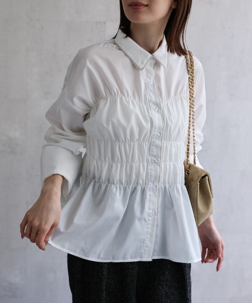 model：162cm 着用サイズ：F