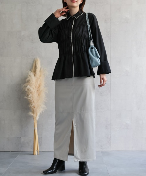 model：162cm 着用サイズ：F