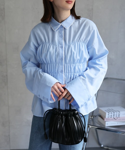 model：162cm 着用サイズ：F