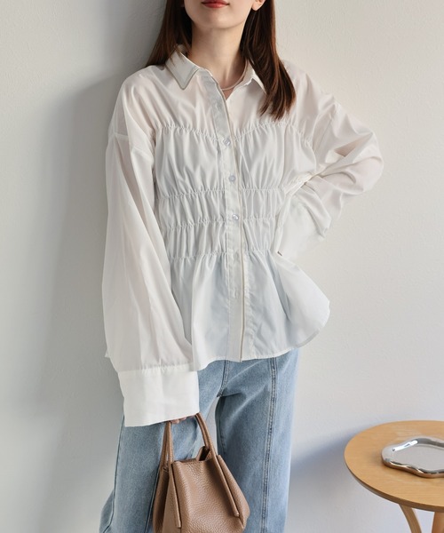 model：162cm 着用サイズ：F