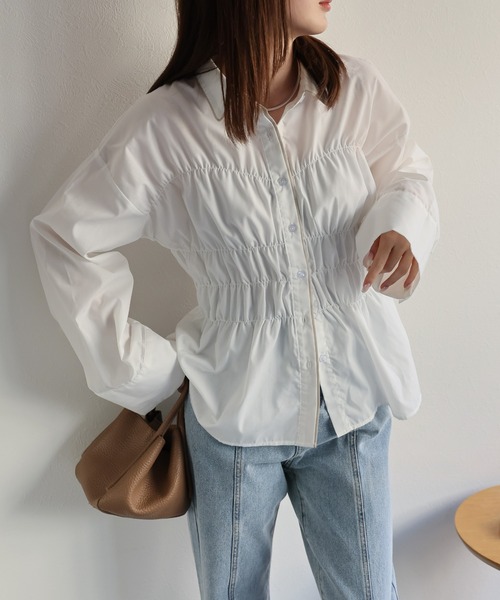 model：162cm 着用サイズ：F