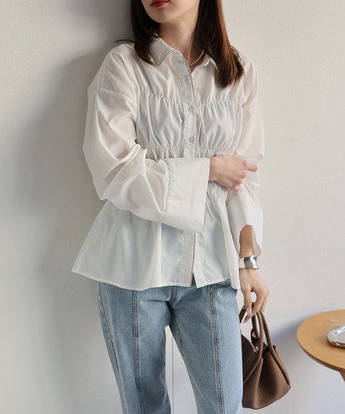 model：162cm 着用サイズ：F