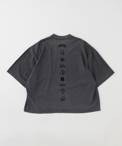 is-ness(イズネス)の「ISNESS MUSIC / イズネス ミュージック REKIDS T-SHIRTS(Tシャツ/カットソー・メンズ・ホワイト/チャコールグレー・MEDIUM/LARGE)」の11枚目の写真