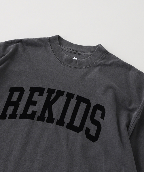is-ness(イズネス)の「ISNESS MUSIC / イズネス ミュージック REKIDS T-SHIRTS(Tシャツ/カットソー・メンズ・ホワイト/チャコールグレー・MEDIUM/LARGE)」の13枚目の写真