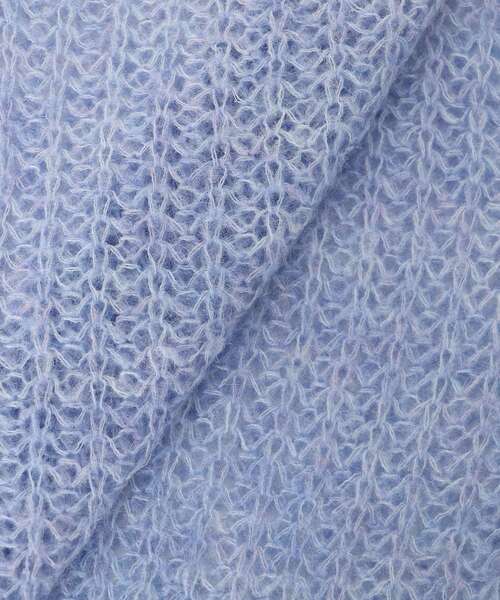 le.coeur blanc（ルクールブラン）の「シアーモヘヤニットプルオーバー（ニット/セーター・レディース・ブルー/ピンク/グレー・38）」の13枚目の写真