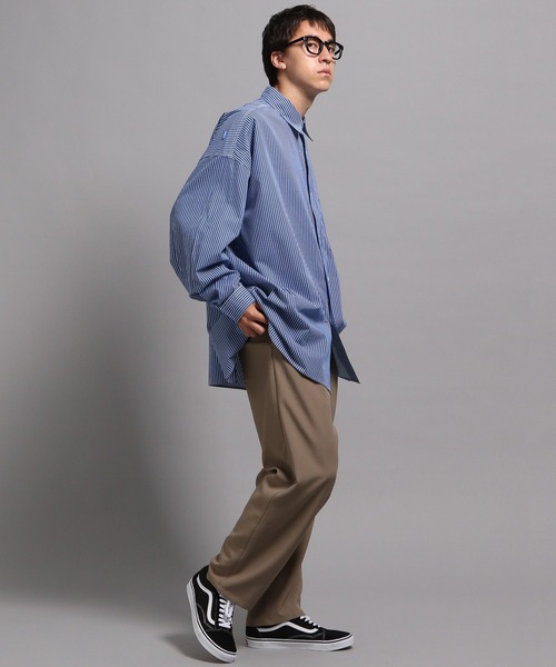 GEORGE'S（ジョージズ）の「ストライプBIGシャツ2（シャツ/ブラウス・メンズ・ブルー/ブラウン・MEDIUM/LARGE）」の19枚目の写真