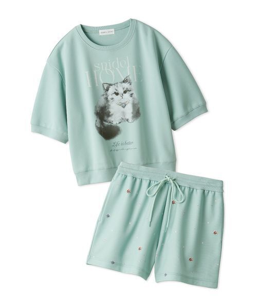 CATスウェットセットアップ（ルームウェア/パジャマ）｜SNIDEL HOME