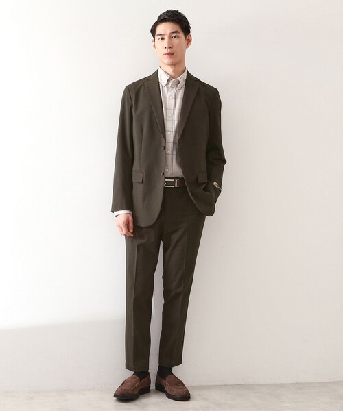 THE SHOP TK （ザ ショップ ティーケー ）の「CARREMAN／キャリーマンTRスラックス【セットアップ可/洗濯機OK】（その他パンツ・メンズ・ブラック/グレー系その他2/ブラウン系その他2/グレー/ネイビー系1・04/03/02/01）」の20枚目の写真