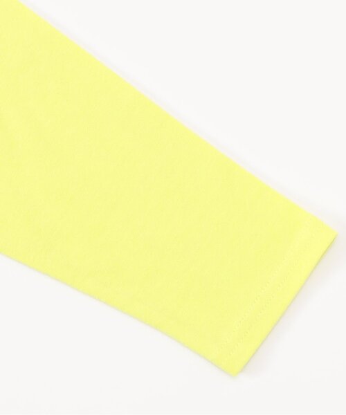 BREEZE(ブリーズ)の「【WEB限定/ジュニア対応】フリル長袖Tシャツ(Tシャツ/カットソー・キッズ・チャコール/ライム/オフホワイト/パープル・90/100/110/120/130/140)」の18枚目の写真