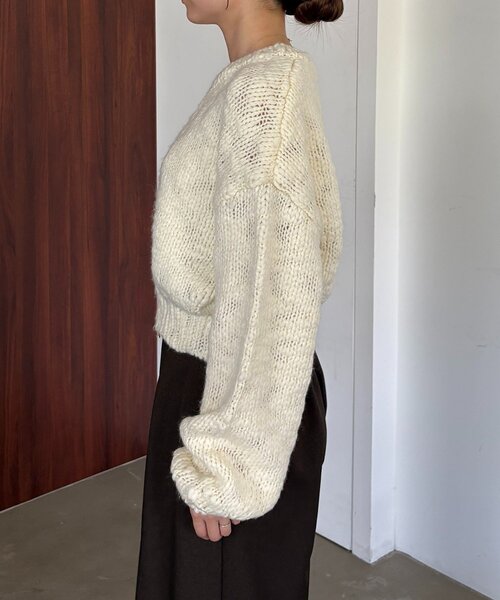 LE'MAGE×gemeilコラボ】スラブジップカーディガン（ニット/セーター