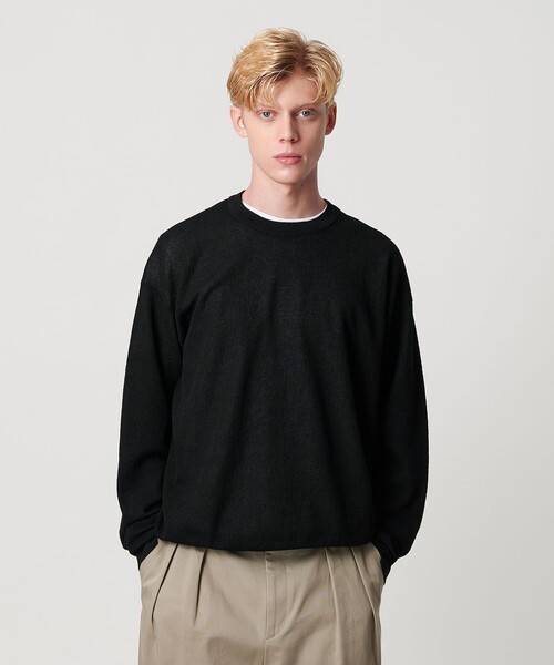 BEAUTY&YOUTH UNITED ARROWS ニット エア ミラノ クルーネック ニット 抗菌防臭（ニット/セーター