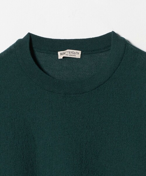 BEAUTY&YOUTH UNITED ARROWS(ビューティーアンドユースユナイテッドアローズ)の「エア ミラノ クルーネック ニット 抗菌防臭(ニット/セーター・メンズ・ベージュ/ケリーグリーン/ブラック・L/S/M/XL)」の19枚目の写真
