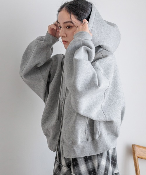 LOWRYS FARM（ローリーズファーム）の「ZIPショートフーディ 588894