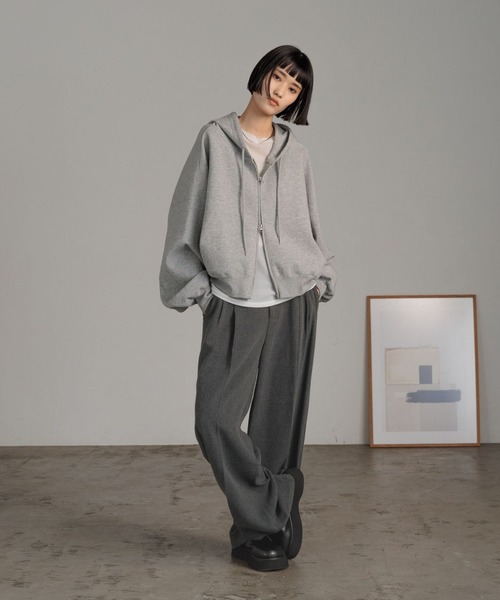 ZIPショートフーディ 588894（パーカー）｜LOWRYS FARM（ローリーズ