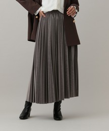 GLOBAL WORK | MATINEE LINE/レザーライクプリーツスカート/583858(スカート)