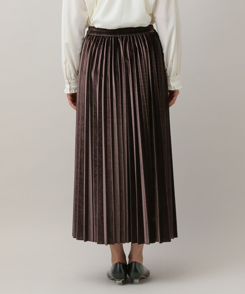 元値4万円❗️新品未使用❗️MARK&LONA プリーツスカート セール】MATINEE LINE/レザーライクプリーツスカート/583858（スカート