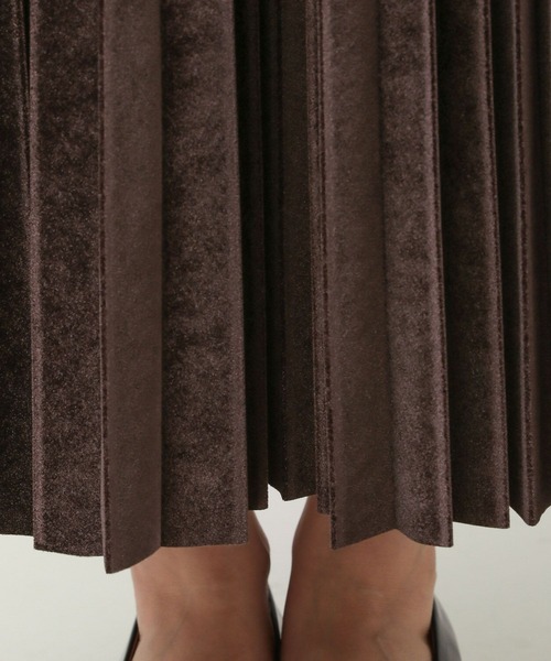 セール】MATINEE LINE/レザーライクプリーツスカート/583858（スカート