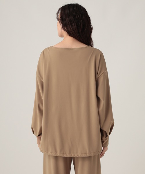 Elura(エルーラ)の「ハイテンションボートネックプルオーバー/596029(Tシャツ/カットソー・レディース・カーキ/ブラック/キャメル・FREE)」の19枚目の写真