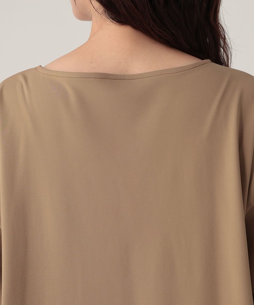 Elura(エルーラ)の「ハイテンションボートネックプルオーバー/596029(Tシャツ/カットソー・レディース・カーキ/ブラック/キャメル・FREE)」の20枚目の写真