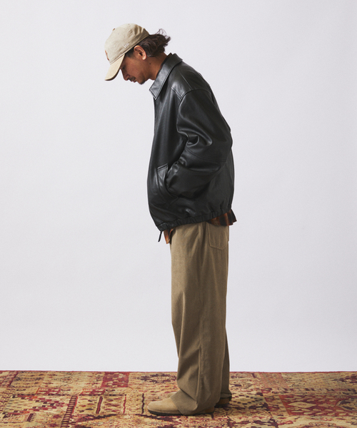 JOURNAL STANDARD relume（ジャーナルスタンダード　レリューム）の「ラムレザー ジップジャケット（ライダースジャケット・メンズ・ブラック・LARGE/MEDIUM/SMALL）」の9枚目の写真