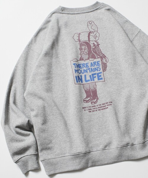 セール】限定展開 リラックスフィット バックプリント クルーネック