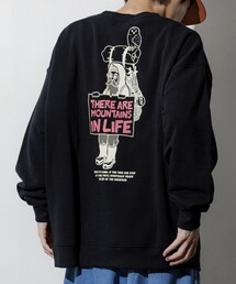FREAK'S STORE(フリークスストア)の限定展開 リラックスフィット バックプリント クルーネック スウェット / CAMP MAN(Tシャツ/カットソー)