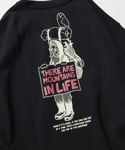 FREAK'S STORE(フリークスストア)の「限定展開 リラックスフィット バックプリント クルーネック スウェット / CAMP MAN(スウェット・メンズ・グレー/ブラック・MEDIUM/SMALL/LARGE)」の11枚目の写真