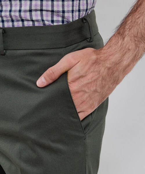 MACKINTOSH LONDON(マッキントッシュ ロンドン)の「【WEB・一部店舗限定】ピケストレッチパンツ(その他パンツ・メンズ・ベージュ系その他4/チャコールグレー/ホワイト系その他・82/90/86/78)」の10枚目の写真