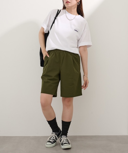 THOUSAND MILE(サウザンドマイル)の「【THOUSAND MILE】SHORT SLEEVE T-SHIRT & SHORT PANTS SET T/C JERSEY + NY/PU(セットアップ・メンズ・ブラック/オリーブ/チャコールグレー・S/M/L)」の22枚目の写真