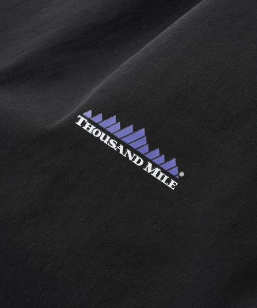 THOUSAND MILE(サウザンドマイル)の「【THOUSAND MILE】SHORT SLEEVE T-SHIRT & SHORT PANTS SET T/C JERSEY + NY/PU(セットアップ・メンズ・ブラック/オリーブ/チャコールグレー・S/M/L)」の5枚目の写真