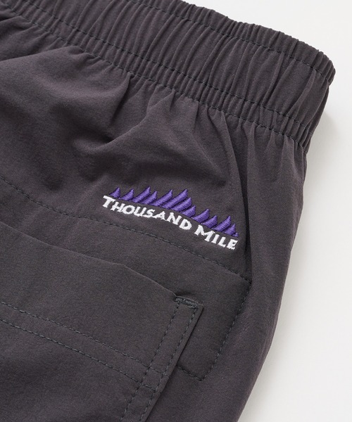 THOUSAND MILE(サウザンドマイル)の「【THOUSAND MILE】SHORT SLEEVE T-SHIRT & SHORT PANTS SET T/C JERSEY + NY/PU(セットアップ・メンズ・ブラック/オリーブ/チャコールグレー・S/M/L)」の16枚目の写真