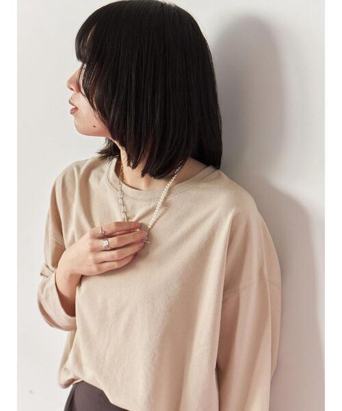 Samansa Mos2 blue（サマンサモスモスブルー）の「パール&チェーンミックスネックレス（ネックレス・レディース・シルバー・F）」の5枚目の写真