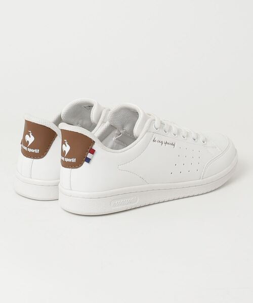 le coq sportif(ルコックスポルティフ)の「ルコックスポルティフ/LCS ラ ローラン SI さっと履けるシューズ LU5FSN69UZ(スニーカー・メンズ・ホワイト×ブラウン・23.5cm/24.5cm/25.5cm/26.5cm/27.5cm/23.0cm/24.0cm/25.0cm/26.0cm/27.0cm/28.0cm/22.5cm)」の9枚目の写真