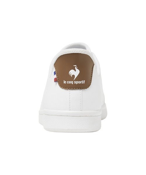 le coq sportif(ルコックスポルティフ)の「ルコックスポルティフ/LCS ラ ローラン SI さっと履けるシューズ LU5FSN69UZ(スニーカー・メンズ・ホワイト×ブラウン・23.5cm/24.5cm/25.5cm/26.5cm/27.5cm/23.0cm/24.0cm/25.0cm/26.0cm/27.0cm/28.0cm/22.5cm)」の4枚目の写真