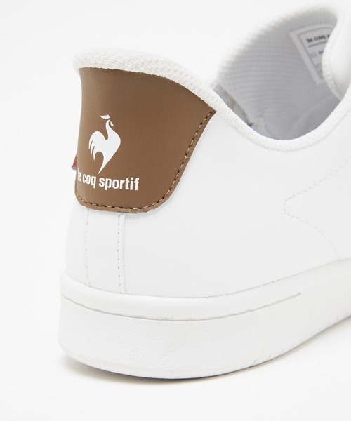 le coq sportif(ルコックスポルティフ)の「ルコックスポルティフ/LCS ラ ローラン SI さっと履けるシューズ LU5FSN69UZ(スニーカー・メンズ・ホワイト×ブラウン・23.5cm/24.5cm/25.5cm/26.5cm/27.5cm/23.0cm/24.0cm/25.0cm/26.0cm/27.0cm/28.0cm/22.5cm)」の7枚目の写真