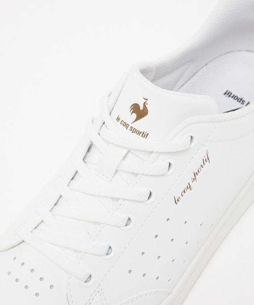 le coq sportif(ルコックスポルティフ)の「ルコックスポルティフ/LCS ラ ローラン SI さっと履けるシューズ LU5FSN69UZ(スニーカー・メンズ・ホワイト×ブラウン・23.5cm/24.5cm/25.5cm/26.5cm/27.5cm/23.0cm/24.0cm/25.0cm/26.0cm/27.0cm/28.0cm/22.5cm)」の8枚目の写真