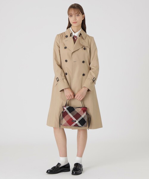 クレストブリッジチェックカルゼギャザーミニバッグ（ショルダー